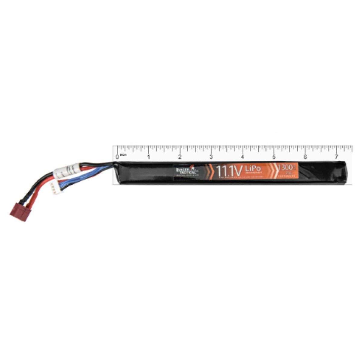 Lancer Tactical 11.1v 1300mAh 25C Lipo Battery - Deans Connector