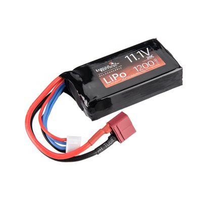 Lancer Tactical 20C 11.1V 1200Mah Lipo Battery with Deans Connectors
