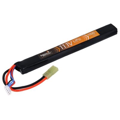 Lancer Tactical 11.1v 1000mAh 20C Long Stick Lipo Battery