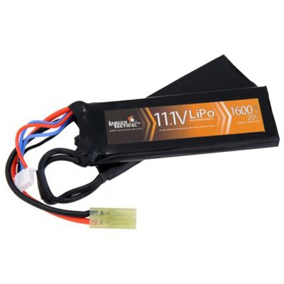 Lancer Tactical 11.1v 1600mAh 20C Nunchuck Lipo Battery