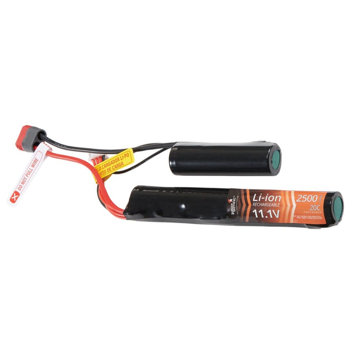 Lancer Tactical 11.1V 2500mAh 20C Nunchuck Li-Ion Battery - Deans Connector