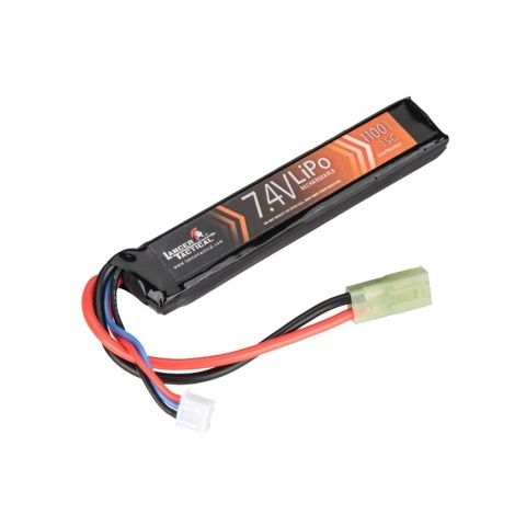Lancer Tactical 7.4V 1100mAh 20C Stick Lipo Battery