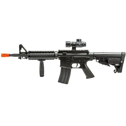 Well Fire Spring Powered Tactical M16A1 w/ Foregrip and Scope
