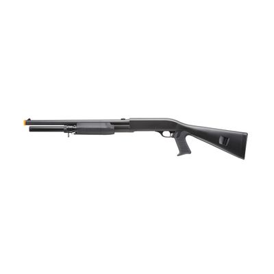 Double Eagle 380 FPS M3 Multi-Shot Triple Burst Airsoft Pump-Action Shotgun