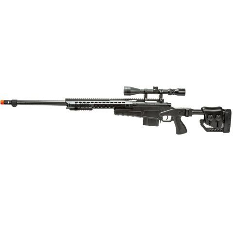WellFire MB4419-2BA Bolt Action Airsoft Sniper Rifle with Scope