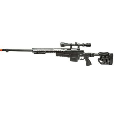 WellFire MB4419-2BA Bolt Action Airsoft Sniper Rifle with Scope