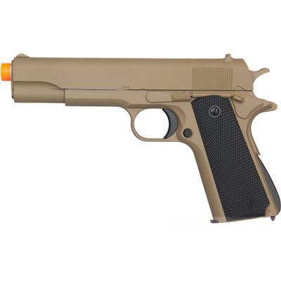 Golden Eagle GE3003T M1911 Airsoft Spring Pistol with Metal Slide