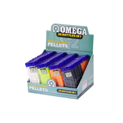 Omega 580 Round Magazine Style 0.12g BB Bottle, COUNT: 4-Pack