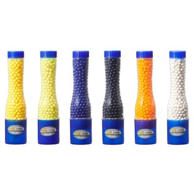 Omega 630 Round Hand Grenade Style 0.12g BB Bottle - Mix Colors