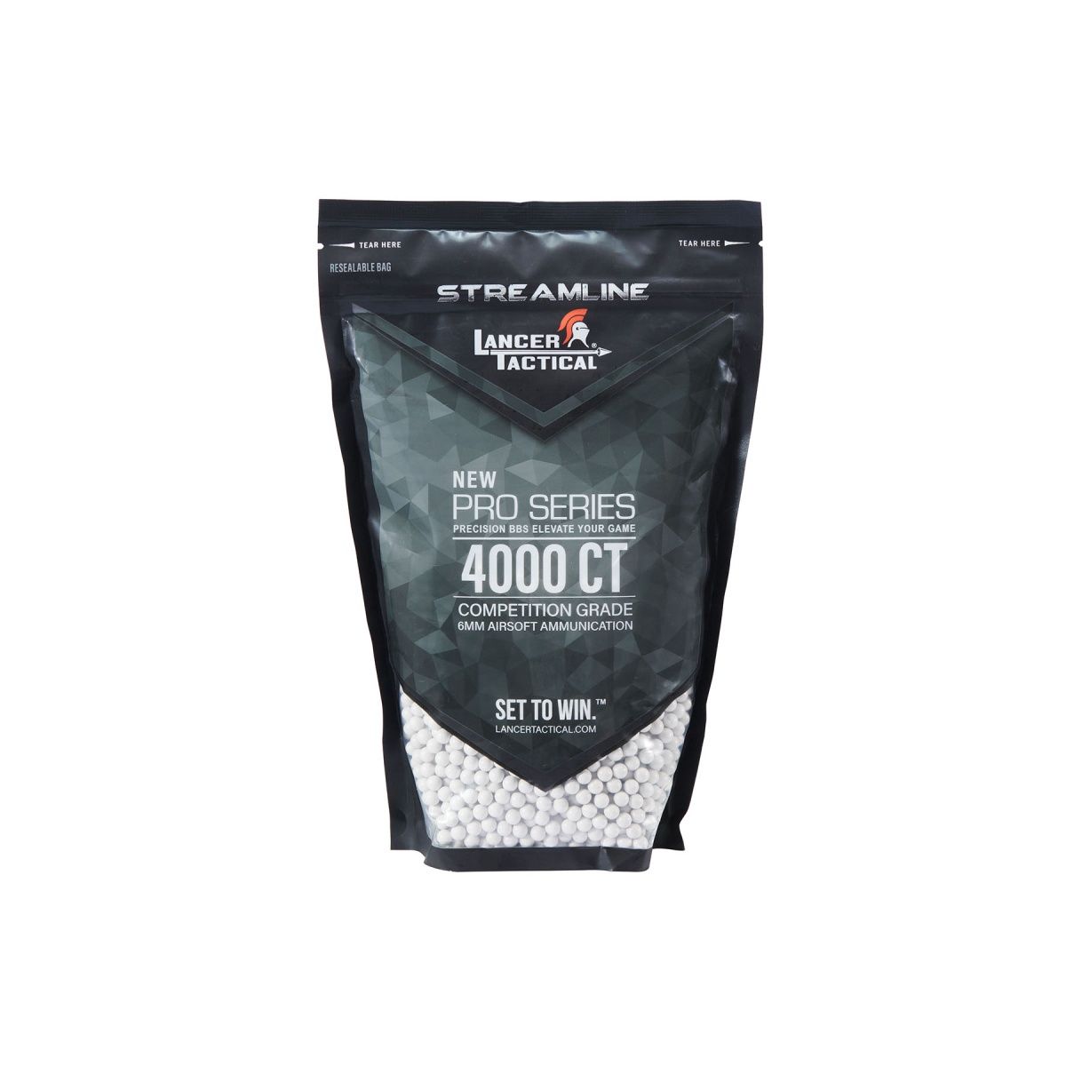 Lancer Tactical 4000 Round 0.25g Seamless Airsoft BBs