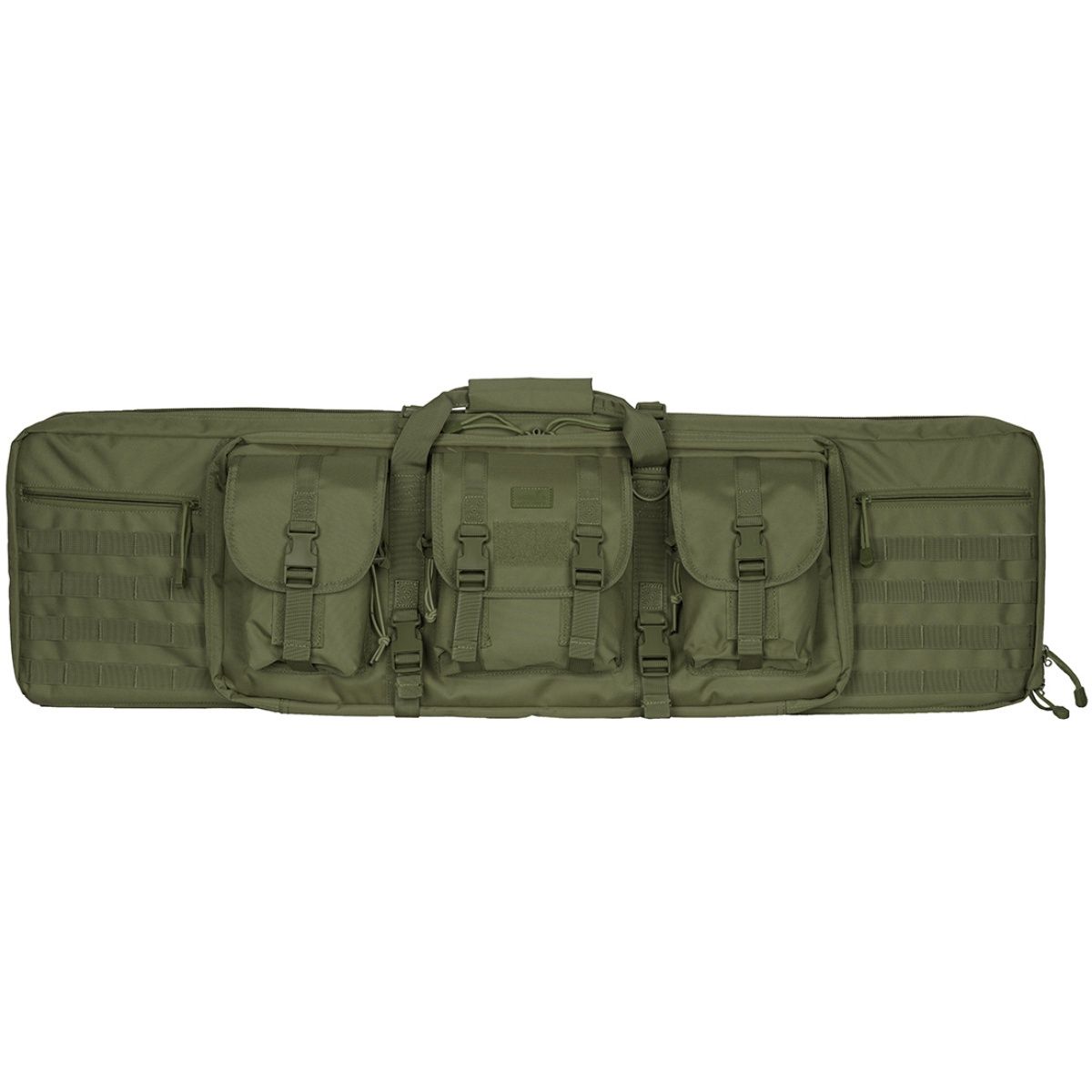 Lancer Tactical 42" MOLLE Double Tactical Gear Gun Bag - OD GREEN
