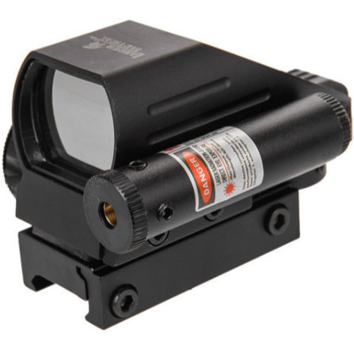 Lancer Tactical CA-424BA 4 Reticle Reflex Sight with Laser