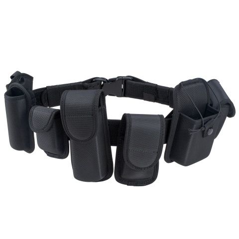 Code 11 Police Battle Belt with Hard Shell Pouches