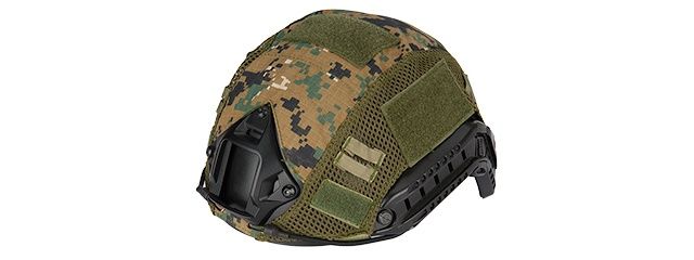 G-Force 1000D Nylon Polyester Bump Helmet Cover - Woodland Digital