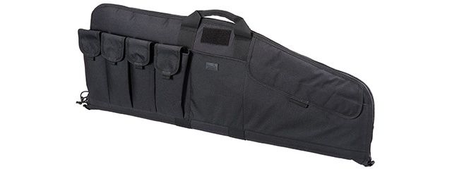 Lancer Tactical 1000D Nylon Single Rifle Gun Bag - Black