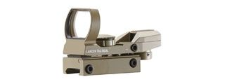 Lancer Tactical Red &amp; Green Dot Reflex Sight with 4 Reticles