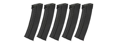 Lancer Tactical Pack of 5 - 500 Round AK Hi-Capacity Magazine
