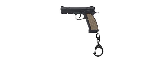 actical Detachable Mini Pistol Keychain - Black