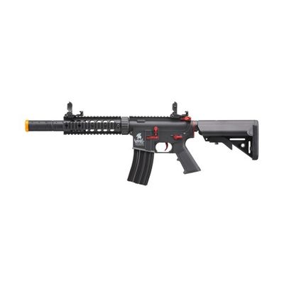 Lancer Tactical Gen 2 M4 SD Carbine Airsoft AEG Rifle with Red Accents