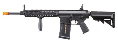 Lancer Tactical Battle X AEG Airsoft Rifle with SOPMOD Stock &amp; Quad Picatinny Handguard