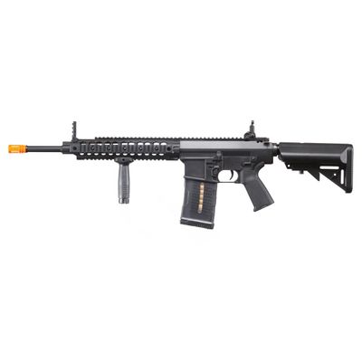 Lancer Tactical Battle X AEG Airsoft Rifle with SOPMOD Stock &amp; Quad Picatinny Handguard