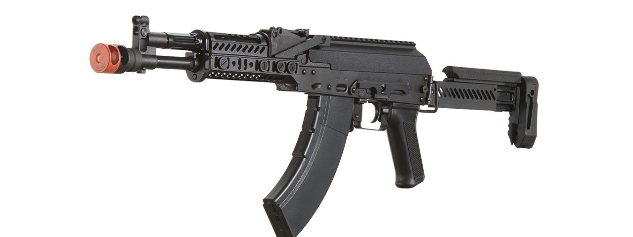 LCT ZK Series AK Airsoft AEG Rifle with Side-Folding Z Series Stock &amp; Handguard