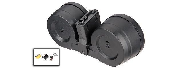 Sg-698-5A 2500Rd M4 Auto Winding Electric Drum C-Mag Magazine