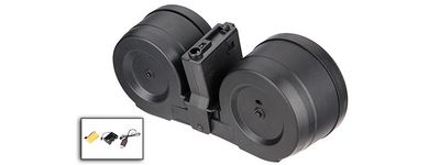 Sg-698-5A 2500Rd M4 Auto Winding Electric Drum C-Mag Magazine