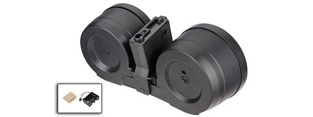 SG-698-5A 2500rd M4 Electric Winding Drum C-Mag Magazine