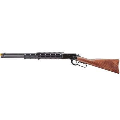 Atlas Custom Works M1873 "Mares Leg" Long Barreled Lever Action Airsoft Green Gas Rifle with M-LOK Rail