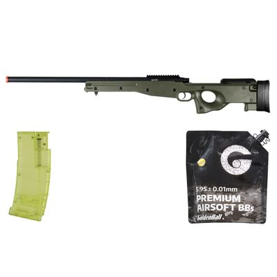 AGM IU-L96G Bolt Action Sniper Rifle - Combo