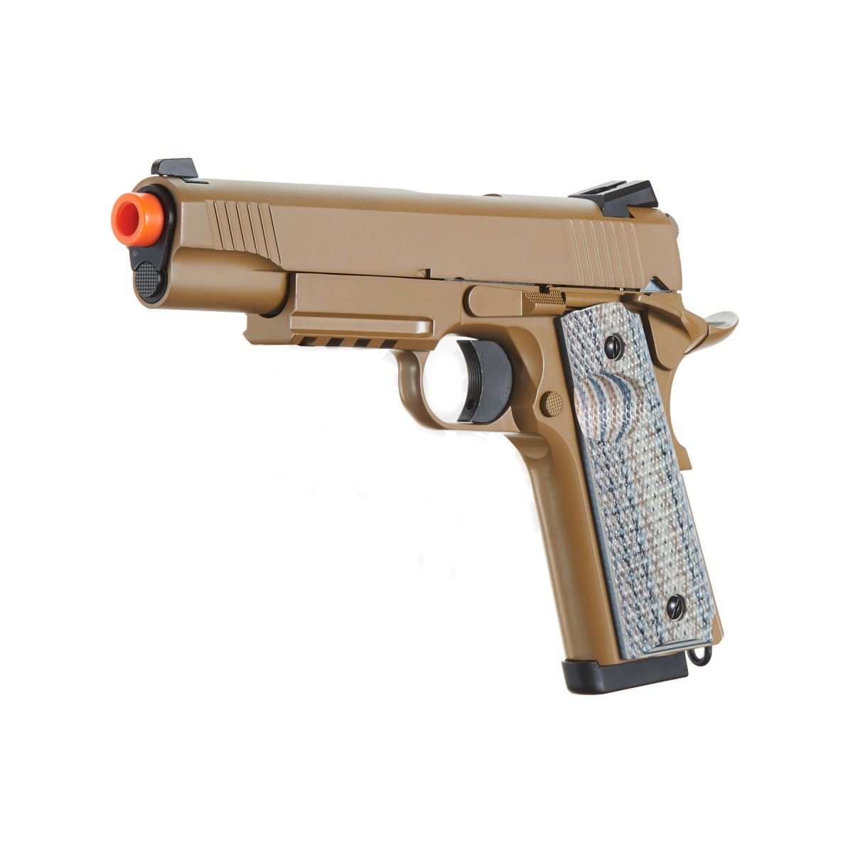 Double Bell M1911 CQB Tactical Gas Blowback GBB Airsoft Pistol