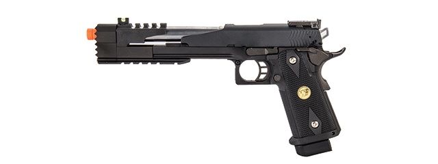 WE-Tech Hi-Capa 7.0 "Dragon" Long Slide Full Auto Gas Blowback Pistol with Medallion Grip