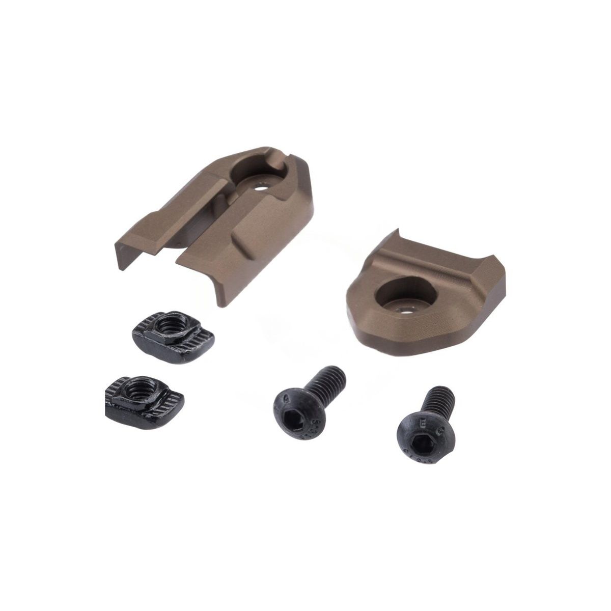 Atlas Custom Works M-LOK Tape Switch Mount Plates, COLOR: Dark Earth
