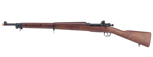 S&amp;T M1903A3 Bolt Action Spring Powered Airsoft Rifle - Faux Wood