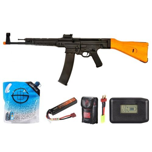 AGM MP056b WWII Sturmgewehr STG44 MP44 AEG Full Metal Assault Rifle W/synthetic Wood Stock - Combo