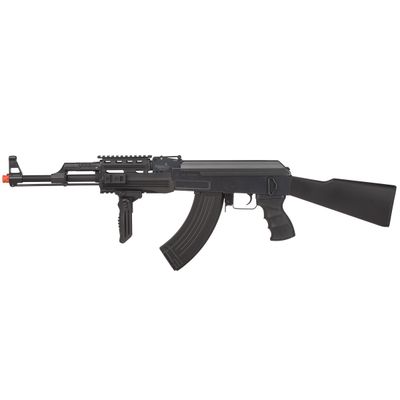 Lancer Tactical Airsoft AK-47M-G2 RIS AEG Rifle with Battery and Charger