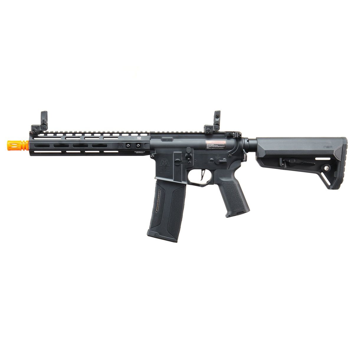 Lancer Tactical BG Defense TYPE A MKII Gen 4 10" MLOK M4 AEG Rifle with Nebula 2 ETU