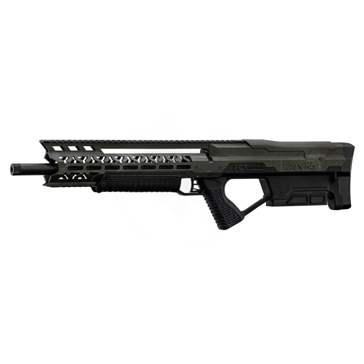 Storm PC1 Pneumatic Airsoft Replica Rifle - OD Green, LENGHT: Short