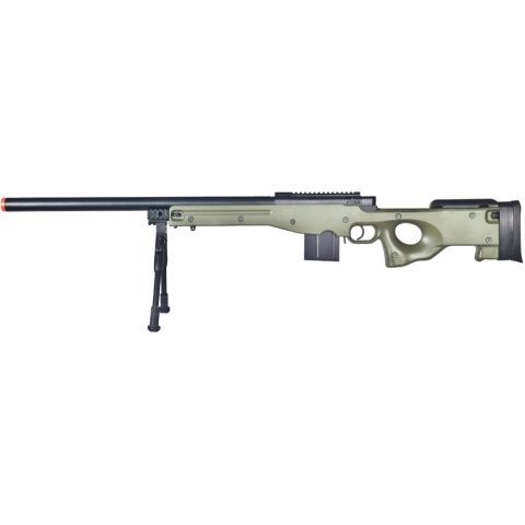 Well Airsoft L96 AWP Bolt Action Rifle with Bipod - OD GREEN