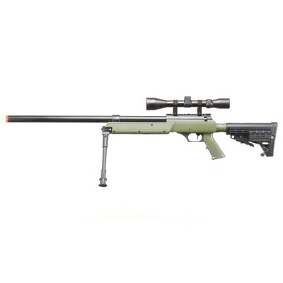 WellFire MB13D APS SR-2 Metal Sniper Rifle with Scope &amp; Bipod
