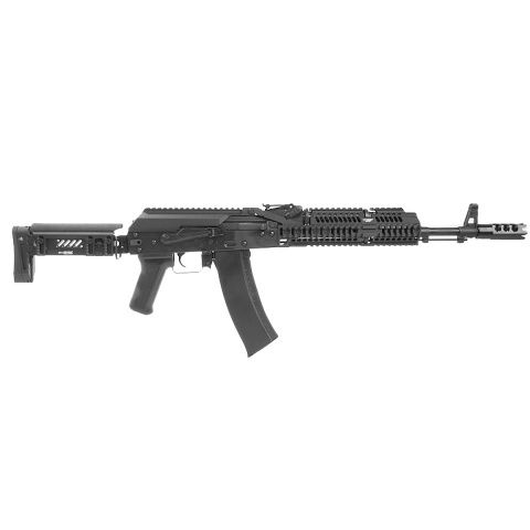 LCT ZKS-74M AK AEG Rifle with Folding Stock - Black