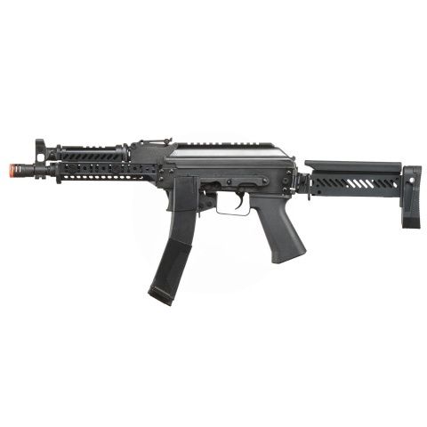 LCT ZK Series AK Airsoft AEG Rifle with Side-Folding Z Series Stock and Handguard