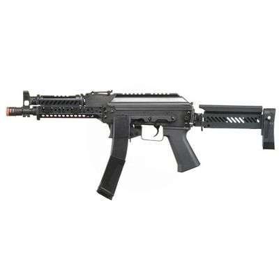 LCT ZK Series AK Airsoft AEG Rifle with Side-Folding Z Series Stock and Handguard