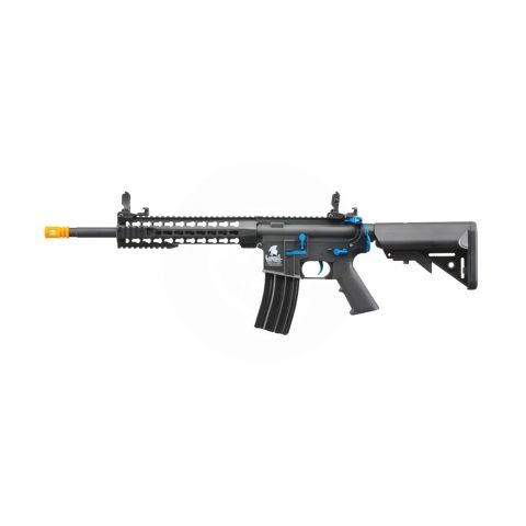 Lancer Tactical Gen 2 13.5" Keymod M4 Carbine Airsoft AEG Rifle - Black &amp; Blue