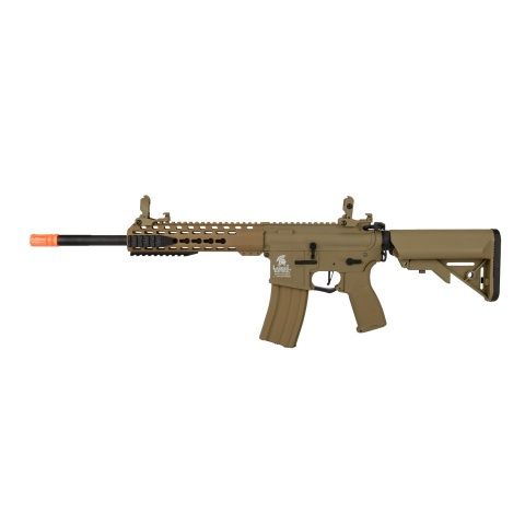 Lancer Tactical LT-19T-G2-E 10" Hybrid M4 Carbine with Keymod Rail -Tan