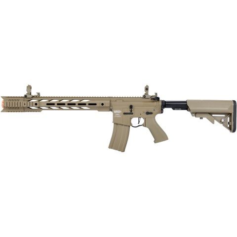 Lancer Tactical Low FPS Gen 2 Proline M4 SPR Interceptor Airsoft AEG Rifle - Tan