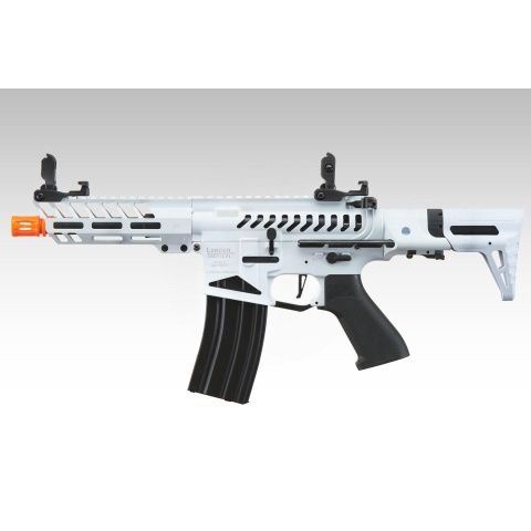 Lancer Tactical ProLine NEEDLETAIL PDW Skeleton AEG Low FPS - White &amp; Black