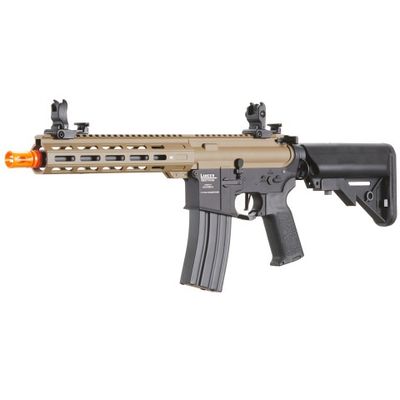 Lancer Tactical Viking 10" M-LOK Proline Series M4 Airsoft Rifle with Crane Stock - Two Tone