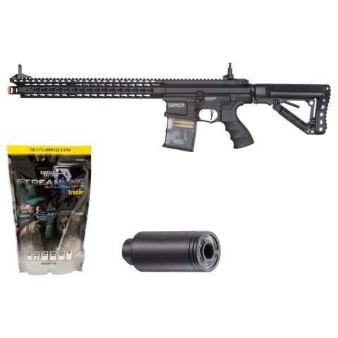 G&amp;G Generation 2 TR16 MBR .308SR Series KeyMod AEG Rifle - Tracer &amp; BB Bundle